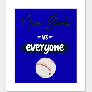 NY vs EVERYONE: Baseball Special Occasion Posters and Art